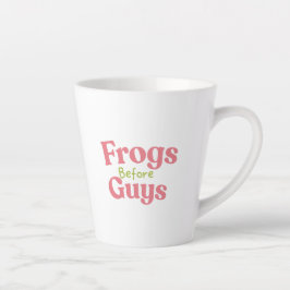 Süße Frösche vor Jungs Milchtasse