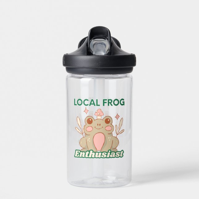 Süße Froschkunst  Trinkflasche (Vorne)