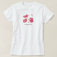 Süße Frucht-Ästhetik Granatapfel rosa