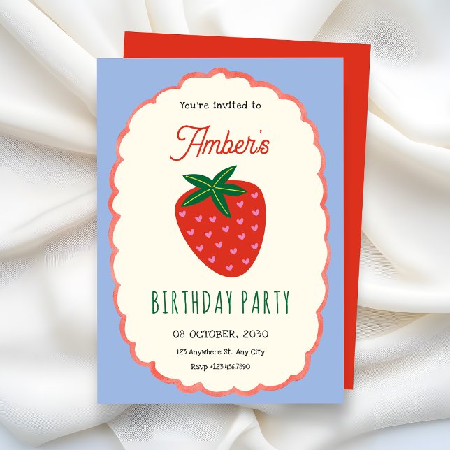 Süße Frucht zum Geburtstag Einladung (Von Creator hochgeladen)