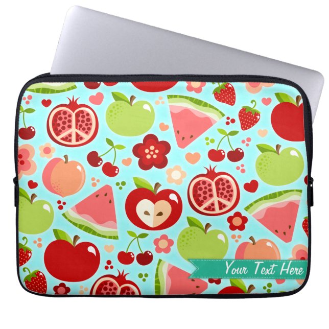 Süsse Fruities Laptopschutzhülle (Vorderseite)