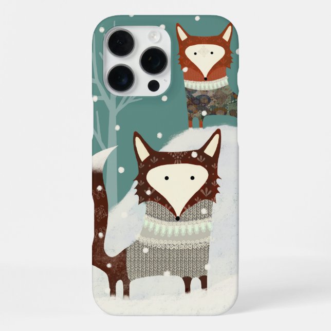 Süße Füchse iPhone-Hülle iPhone Hülle (Rückseite)