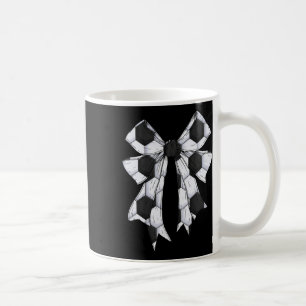 Süße Fußball-Byll-Coquette-Schleife für Frauen Mäd Kaffeetasse