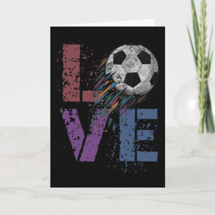 Süße Fußball Liebe Valentinstag Spieltag Mama Ziel Karte