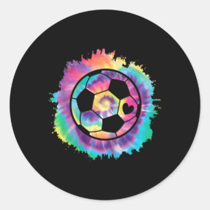 Süße Fußball Mädchen Spielerin Fußball Liebhaber F Runder Aufkleber