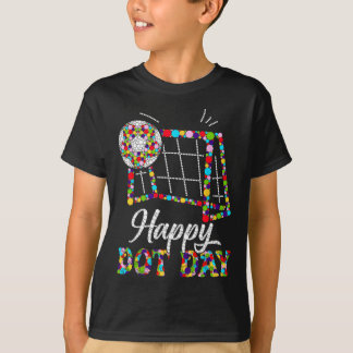 Süße Fußball-Punkt-Kunst-Studentin Frohen Punkt-Ta T-Shirt