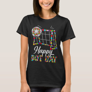 Süße Fußball-Punkt-Kunst-Studentin Happy Dot Day G T-Shirt