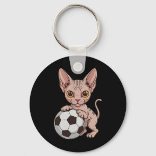 Süße Fußball Sphynx nur Mädchen das Katzen Ll Gam  Schlüsselanhänger