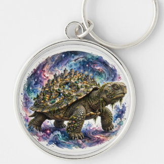 Süße Galaxie-Schildkröten-Schlüsselanhänger Schlüsselanhänger