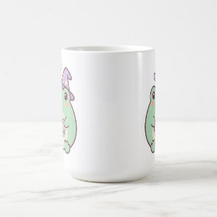 Süße Gamer-Frosch-Zauberer-Pastell-Kaffeetasse Kaffeetasse
