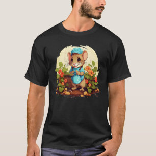 Süße Gart Maus für Gartenliebhaber und Kräuter T T-Shirt