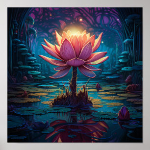 Süße Garten-Seerose Poster