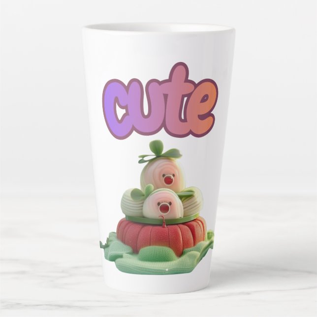 Süße Gartenfreuden-Latte-Tasse Milchtasse (Vorderseite)