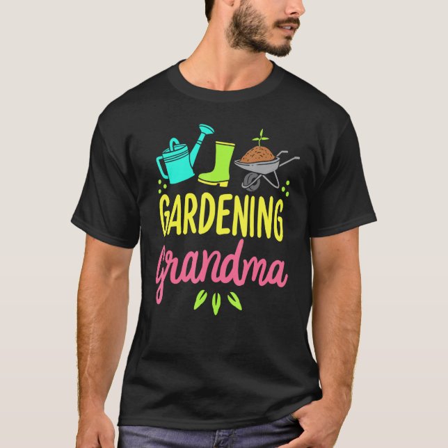 Süße Gärtner-Oma Gemüsegarten Gärtner T-Shirt (Vorderseite)