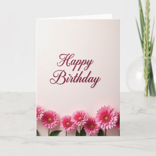 Süße Geburtstags-Glitter-Schriftkarte Karte