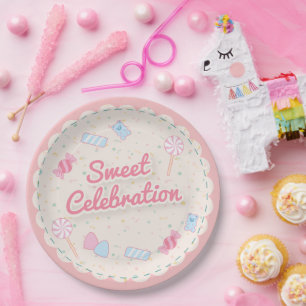 Süße Geburtstagsfeier Candy Theme Kinder Geburtsta Pappteller