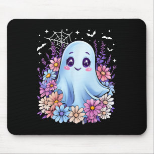 Süße Geister-Blumen-Halloween-Kostüm Mädchen Fraue Mousepad