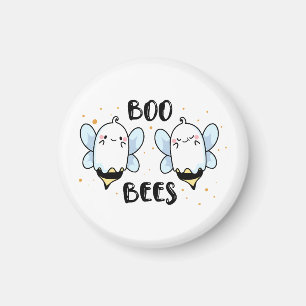 Süße Geister Boo Bienen - Lustiges Halloween auf w Magnet