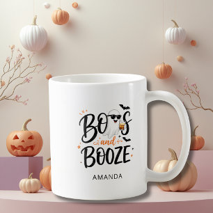Süße Geister, Boos und Alkohol Halloween Kaffeetasse