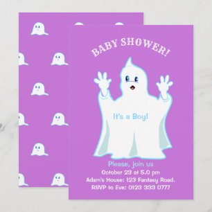Süße Geister-Einladung zur Babyparty Einladung