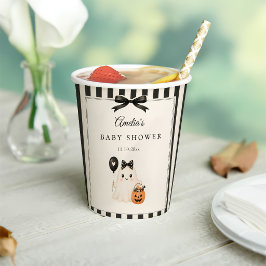 Süße Geister Halloween Baby Shower Pappbecher