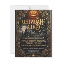 Süße Geister-Halloween-Party-Einladungskarte 2026
