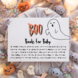 Süße Geister Kleine Boo Baby Shower Bücher für Bab Begleitkarte