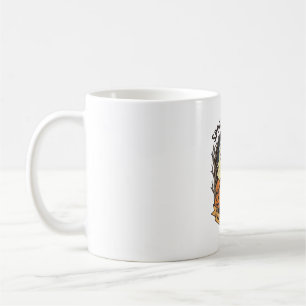 Süße Geister-Kürbisse Vintage-Gravur Halloween-Kun Kaffeetasse
