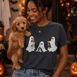 Süße Geister mit Hunden Tri-Blend Shirt
