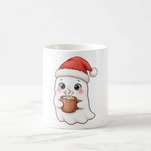 Süße Geister-Santa-Mütze Heiße Schokolade Weihnach Kaffeetasse