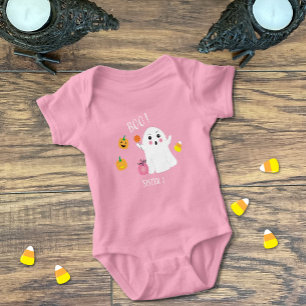 Süße Geister-Schwester 1 Rosa Baby-Body Baby Strampler