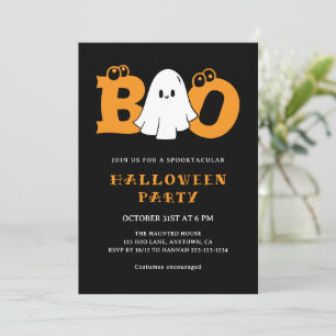 Süße Geister-Spaß-Kinder-Halloween-Party Einladung