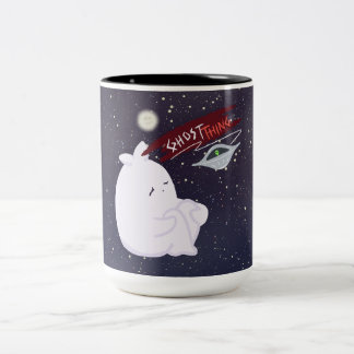 Süße Geister- & UFO-Tasse Zweifarbige Tasse