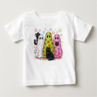 Süße Geister und schwarze Katzen Baby T-shirt
