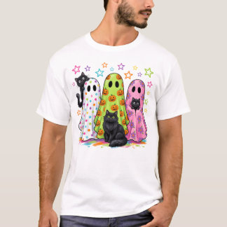 Süße Geister und schwarze Katzen T-Shirt