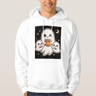 Süße Geisterfamilie Halloween Hoodie