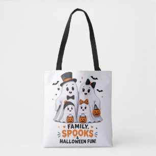 Süße Geisterfamilie Halloween-Spaß