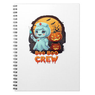 Süße Geisterkrankenschwester - Boo Boo Crew Hallow Notizblock