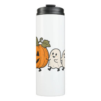 Süße Geisterparade Herbst Edelstahl-Reisemug Thermosbecher