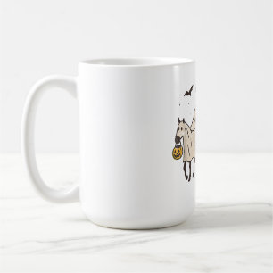 Süße Geisterpferde Halloween Süßigkeiten oder Saur Kaffeetasse