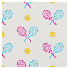 Süße gekreuzte Tennisschläger - kundenspezifischer Stoff