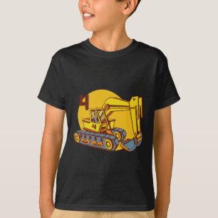 Süße gelbe Bagger-Maschinen T-Shirt