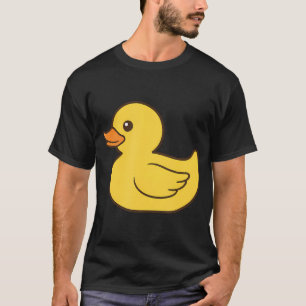 Süße gelbe Ente Cartoon Bauernhoftiere Bade Spielz T-Shirt