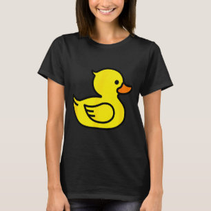 Süße gelbe Ente Cartoon Neuheit Grafik T-Shirts &