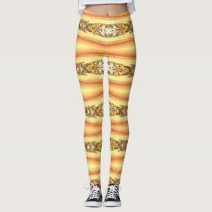 Süße gelbe Farbe klassisch "Ratti_Creative_Arts"   Leggings