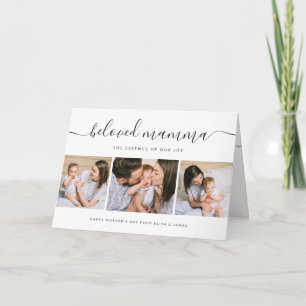 Süße geliebte Mamma-Mutter-Muttertags-Fotocollage Karte