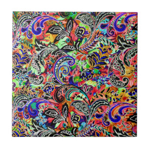 Süße gemischte bunte Blumenmuster Fliese