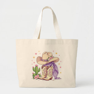 Süße Gen Z Western Boho Cowgirl Mode Accessoire Jumbo Stoffbeutel