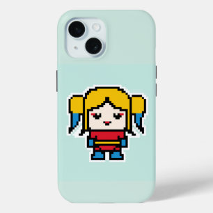 Süße gepixelte böse Mädchen Case-Mate iPhone Hülle