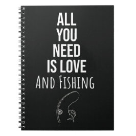 Süße Geschenke für Angelfreunde Fischer Angler Notizblock